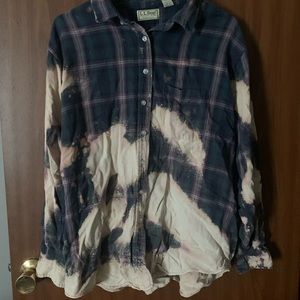 Bleached flannel
